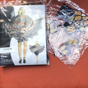 Butterfly wings costume and headband